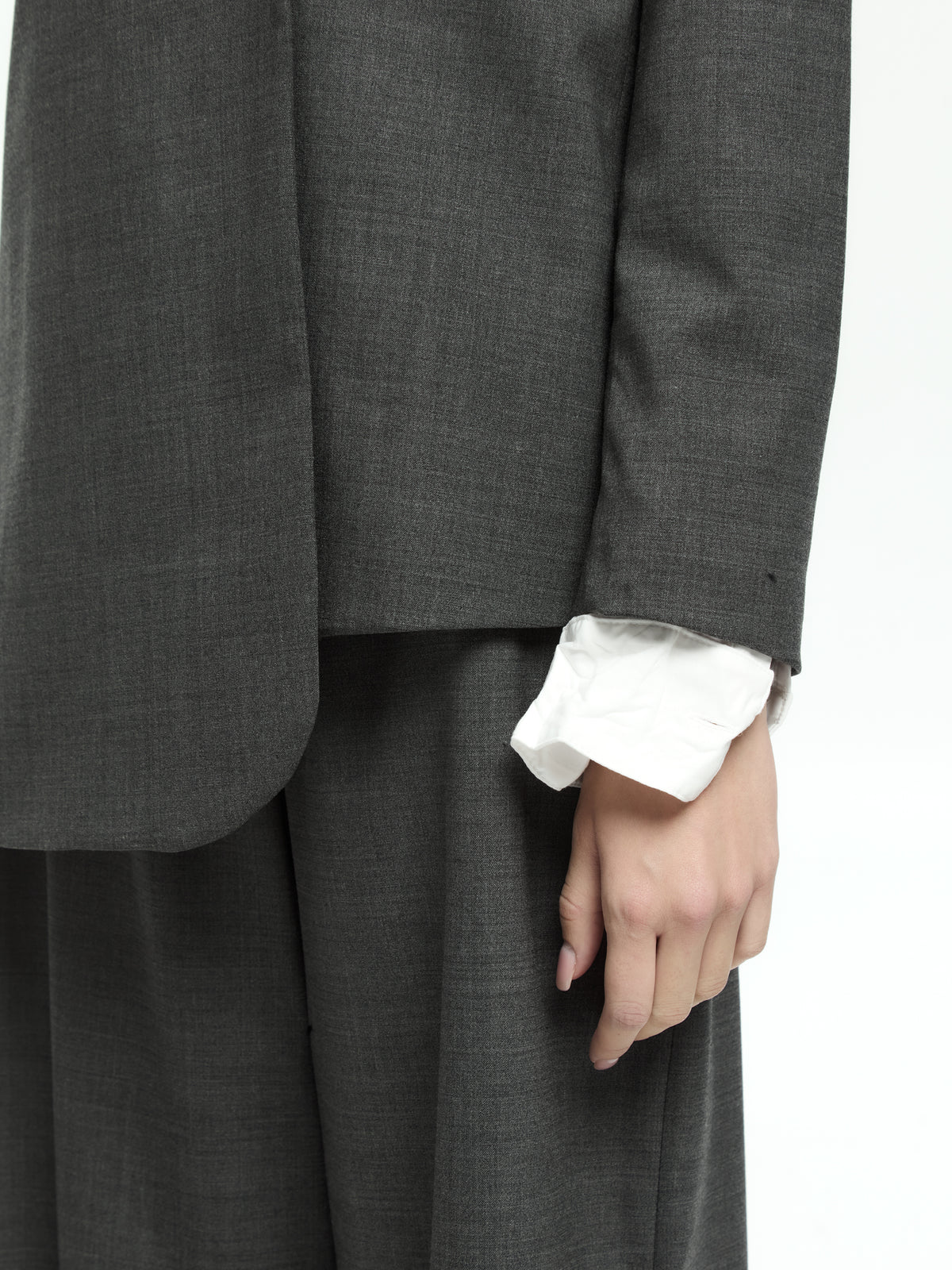 IXOS Giacca asimmetrica sartoriale GRIGIO