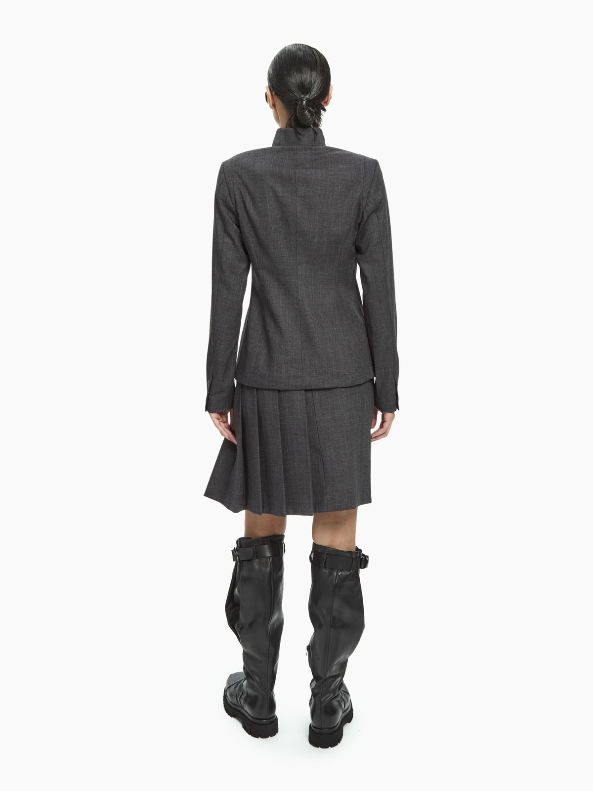 IXOS Giacca sartoriale asimmetrica GRIGIO