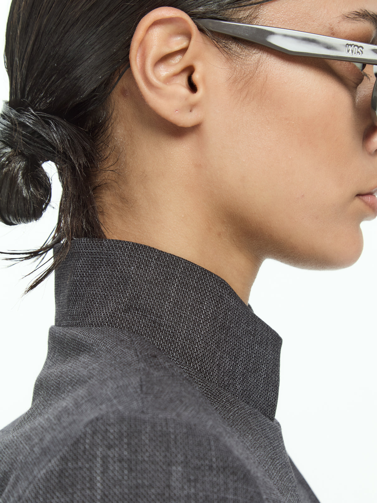 IXOS Giacca sartoriale asimmetrica GRIGIO