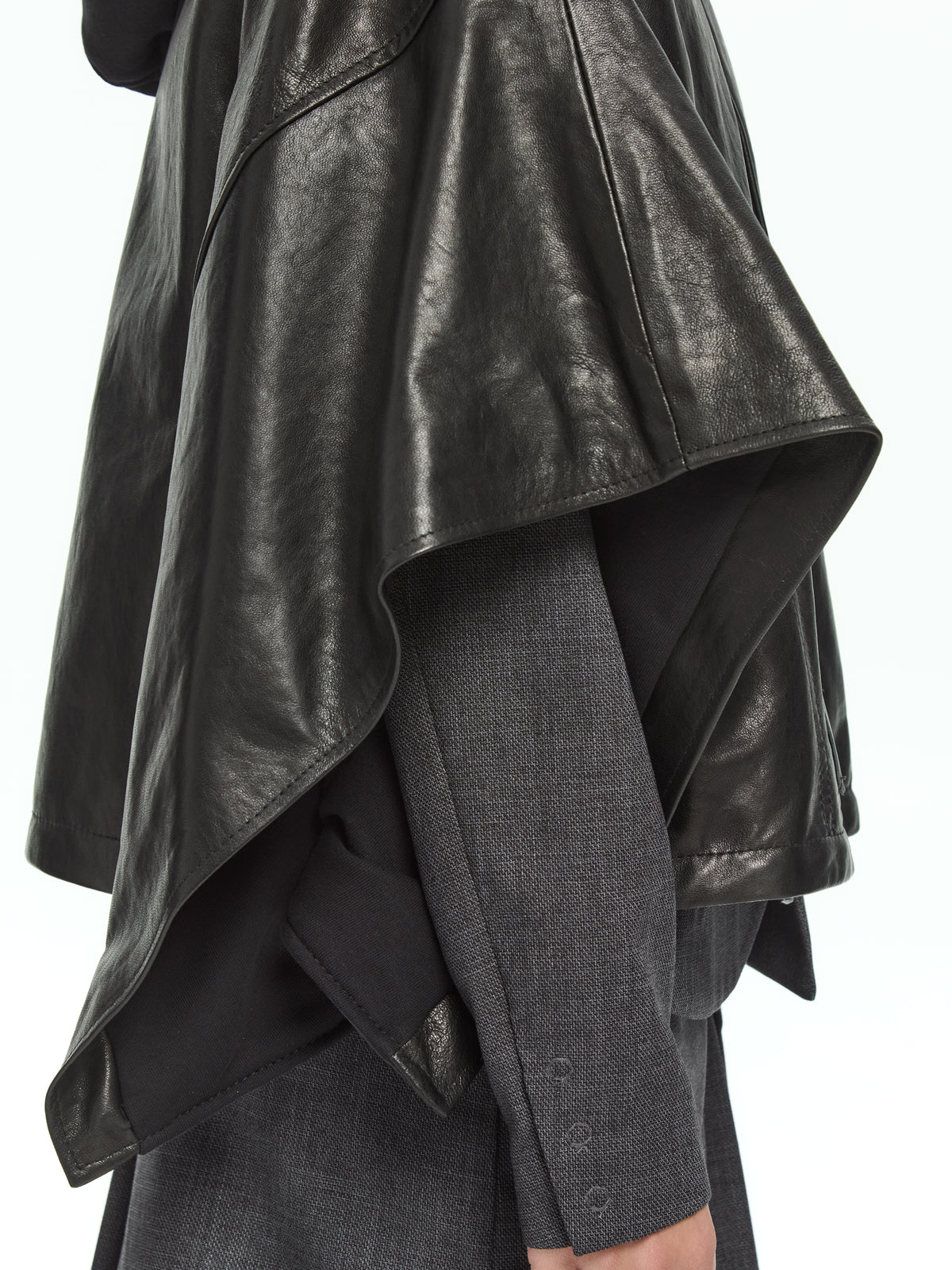 IXOS Mantella oversize con cappuccio NERO