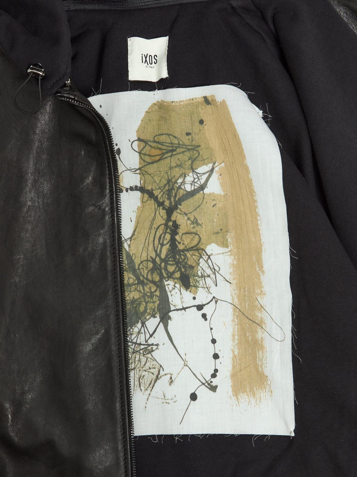 IXOS Mantella oversize con cappuccio NERO