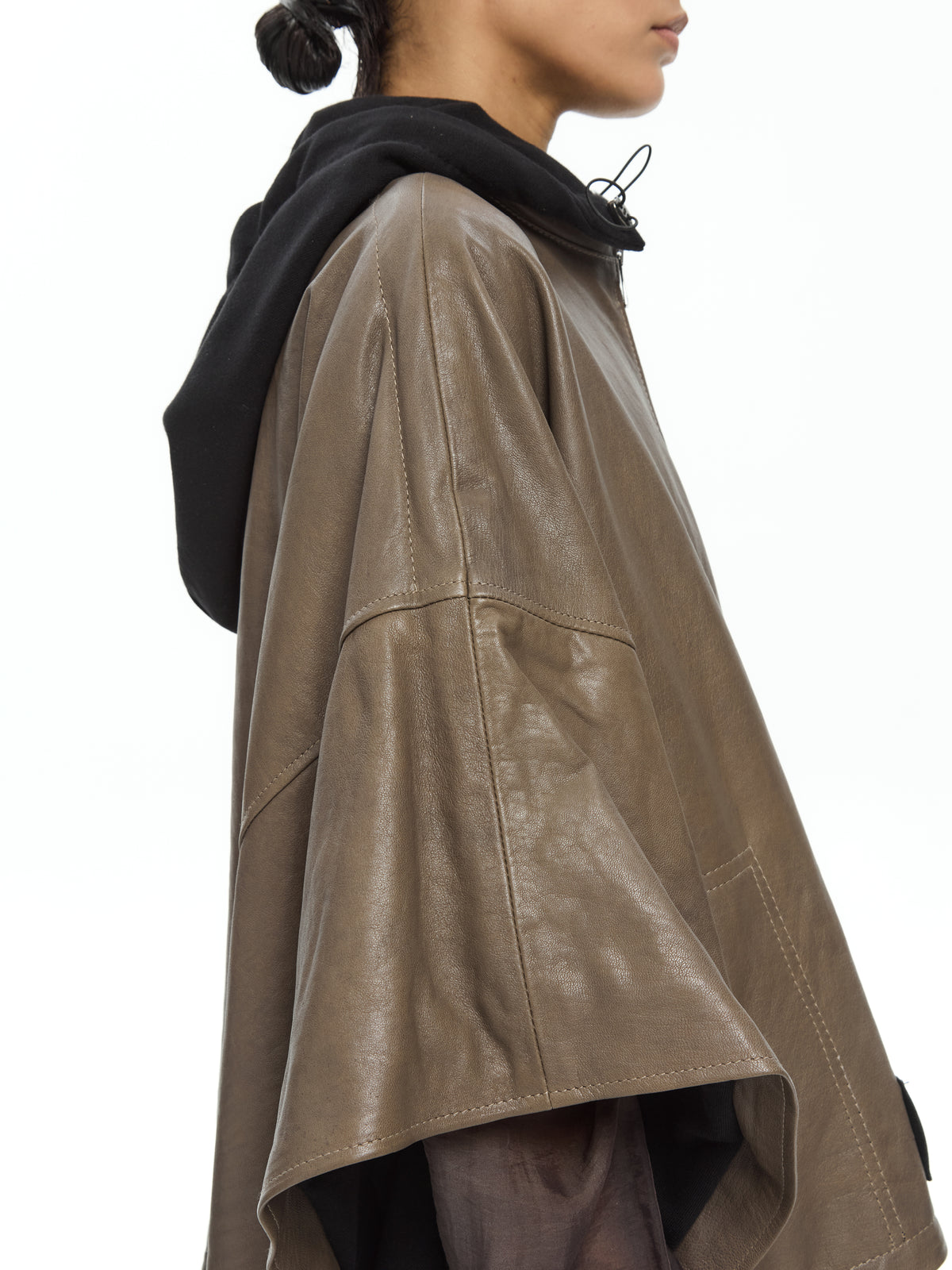 IXOS Mantella oversize con cappuccio VERDE