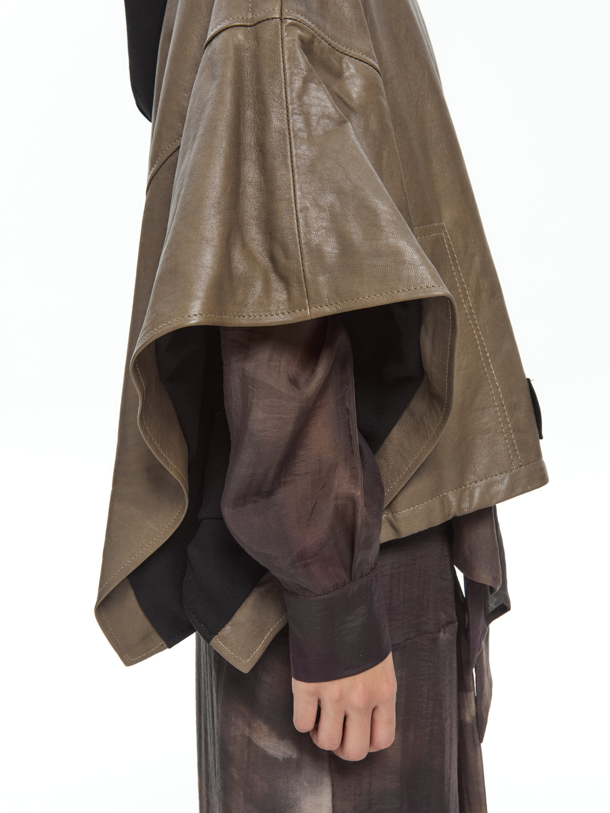IXOS Mantella oversize con cappuccio VERDE