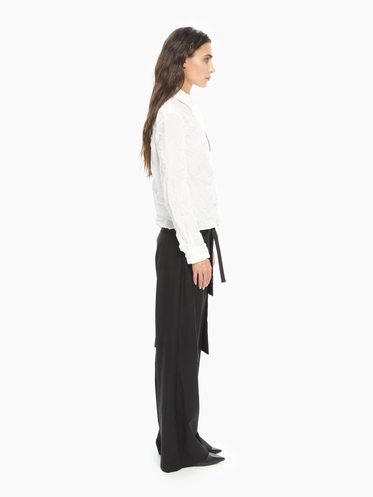 IXOS Camicia Crinkle BIANCO