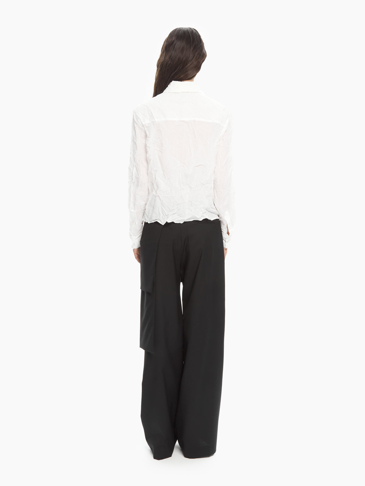 IXOS Camicia Crinkle BIANCO