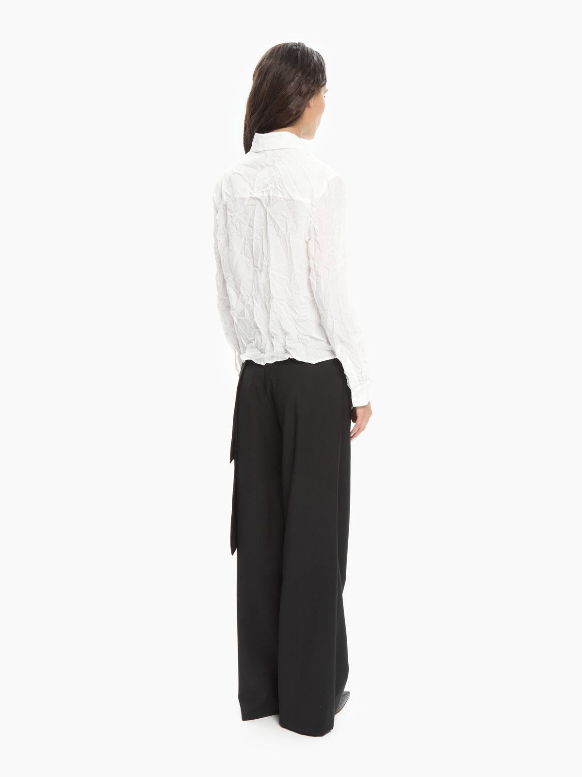 IXOS Camicia Crinkle BIANCO