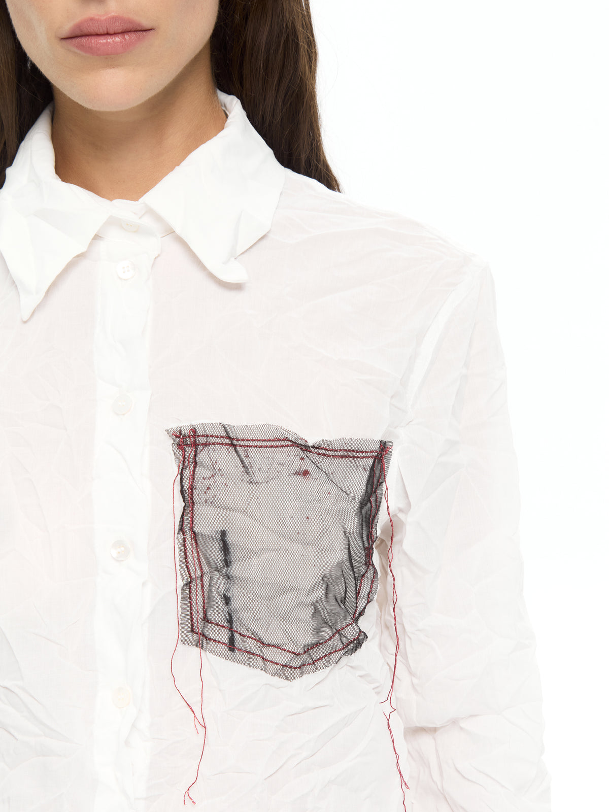 IXOS Camicia Crinkle BIANCO