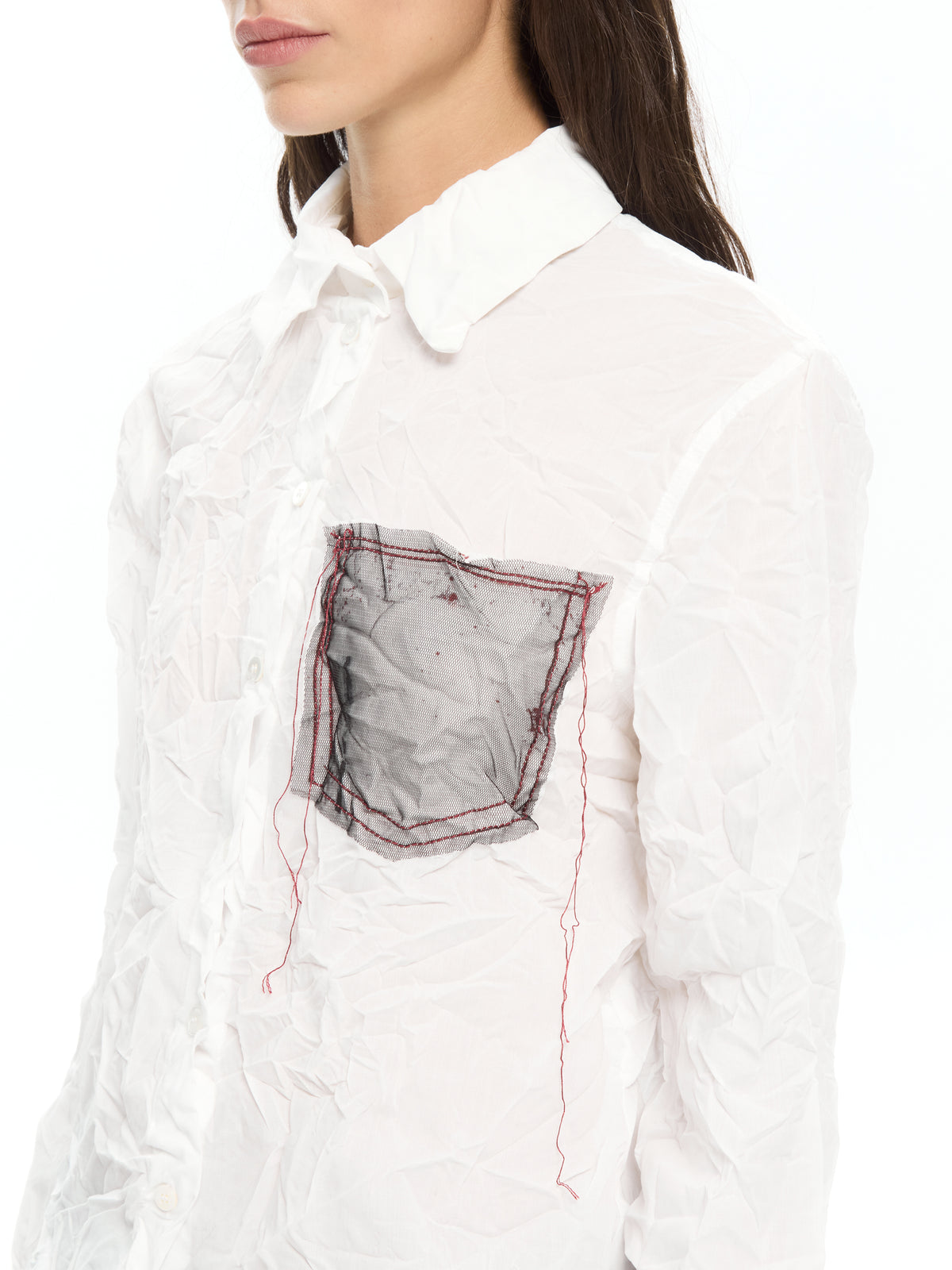 IXOS Camicia Crinkle BIANCO