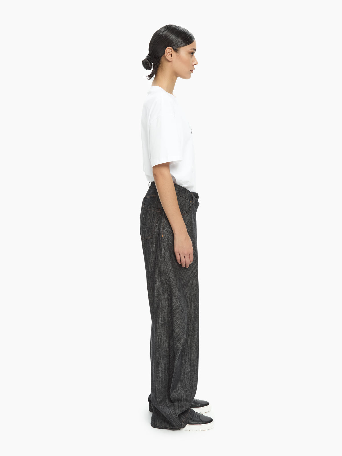 IXOS Pantaloni wide leg NERO