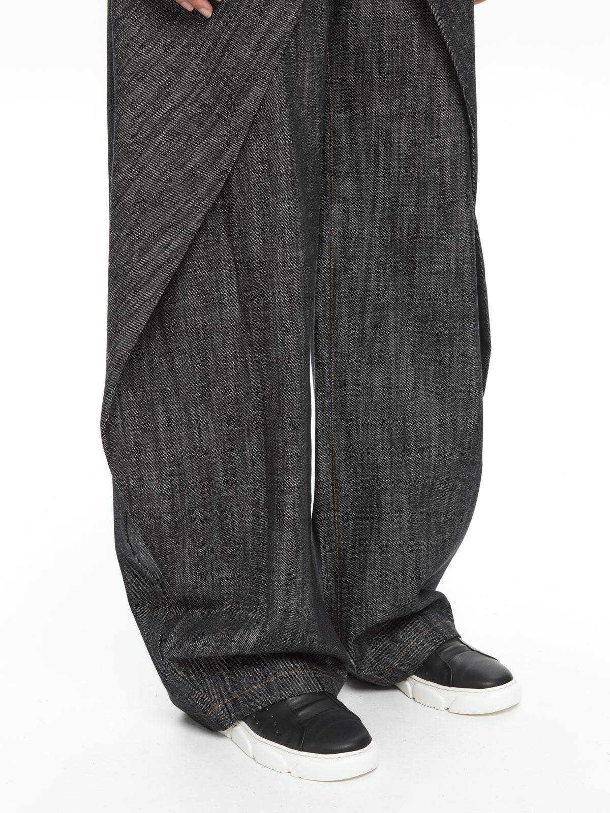 IXOS Pantaloni wide leg NERO