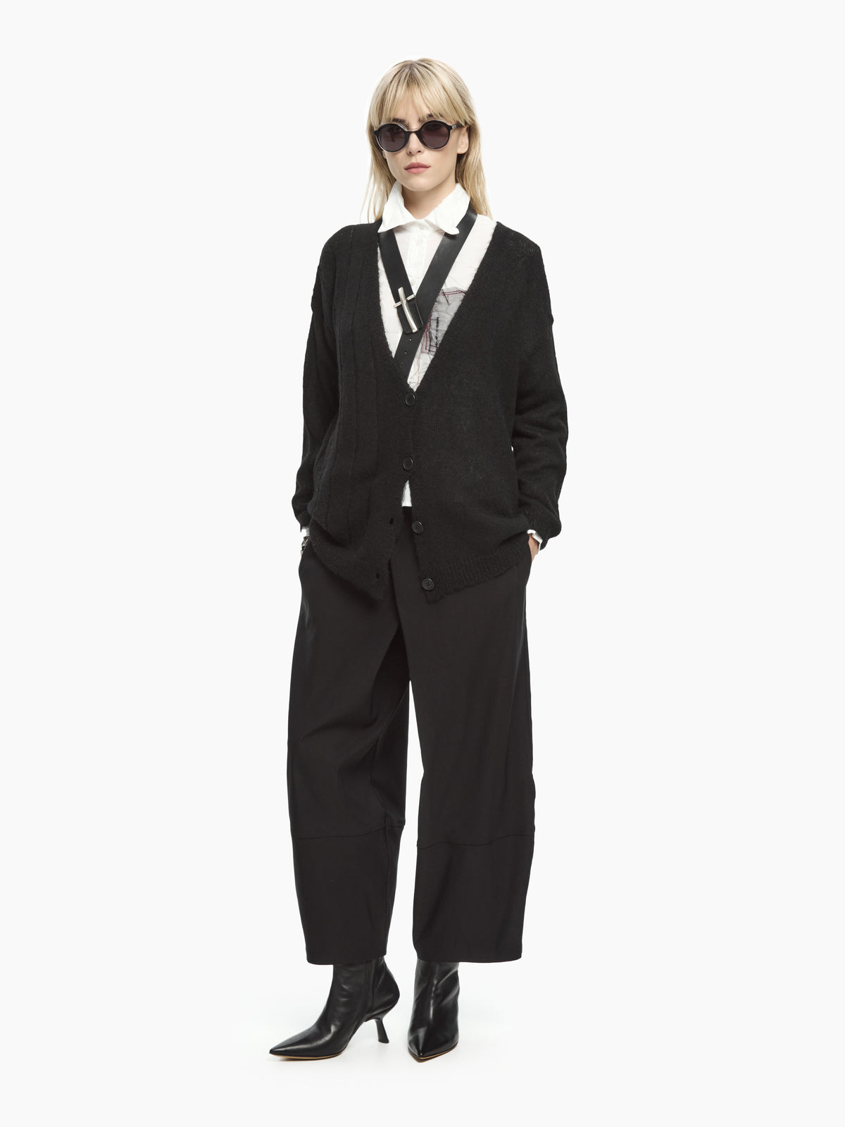 IXOS Pantaloni cropped NERO