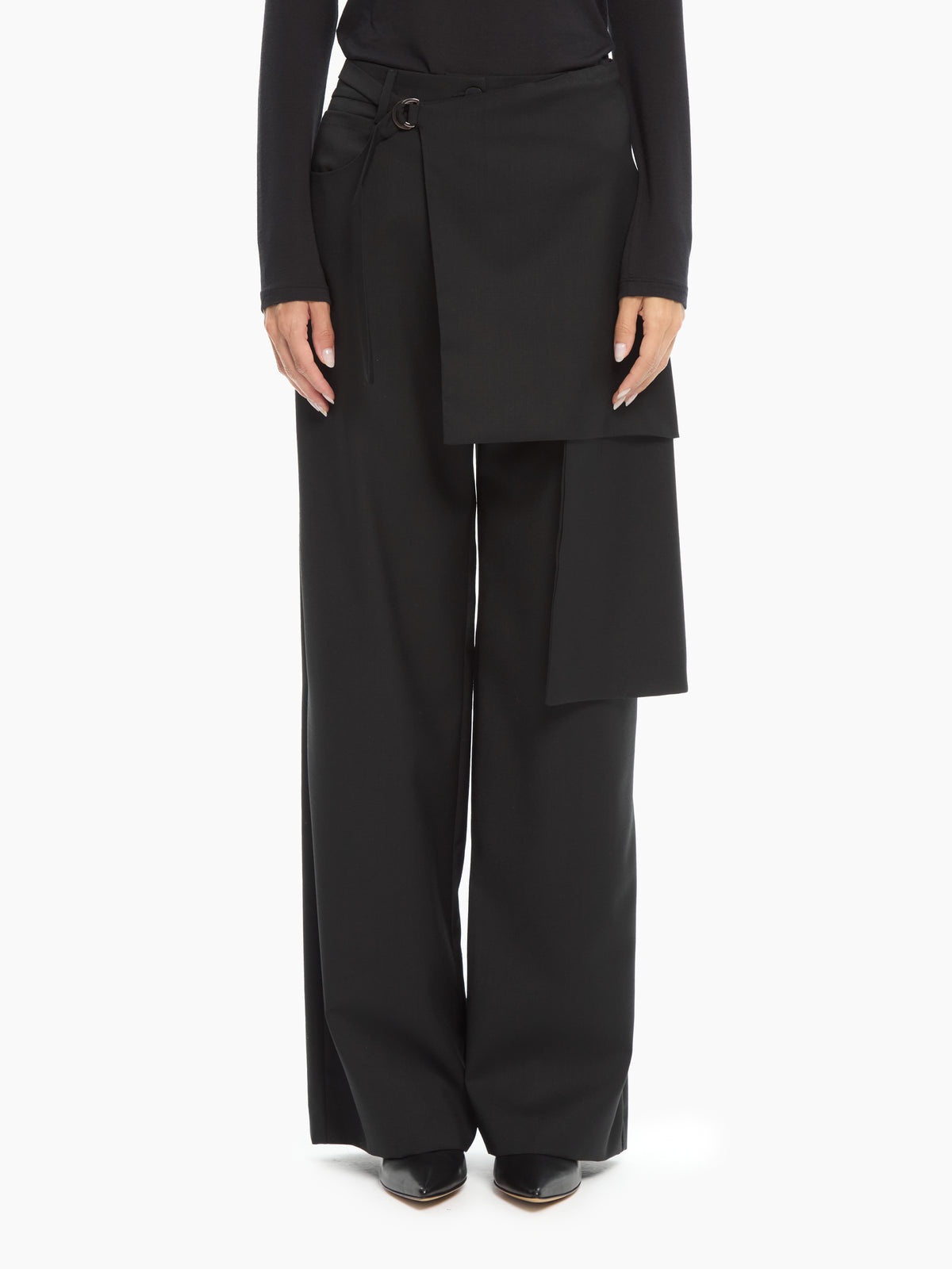 IXOS Pantalone Wide Leg NERO