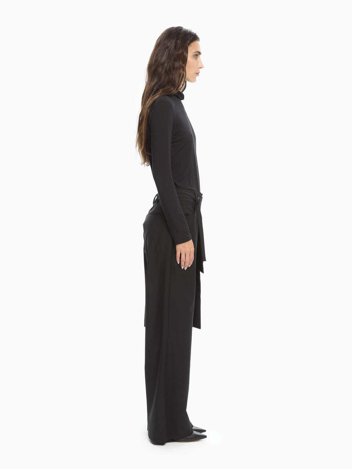 IXOS Pantalone Wide Leg NERO