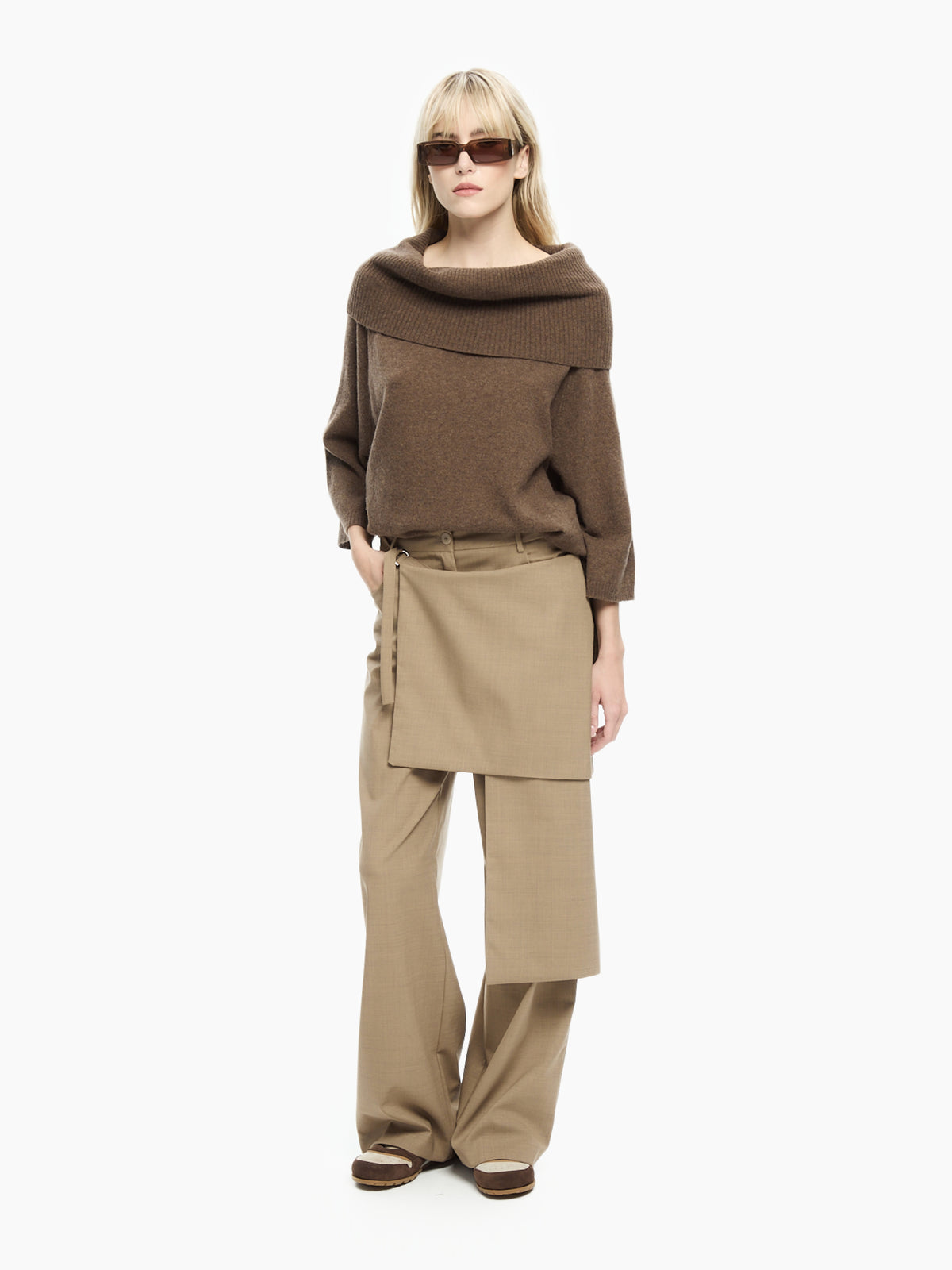 IXOS Pantalone Wide Leg GIALLO