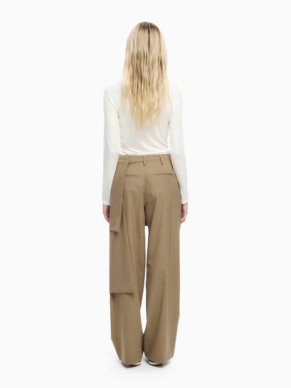 IXOS Pantalone Wide Leg GIALLO