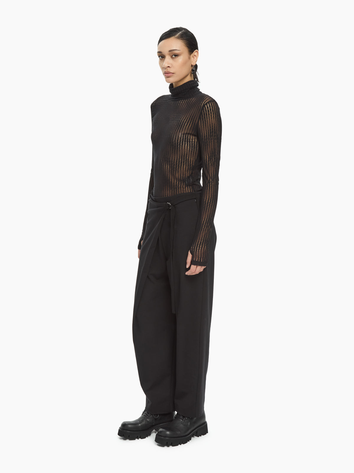IXOS Pantaloni con pannello a portafoglio NERO