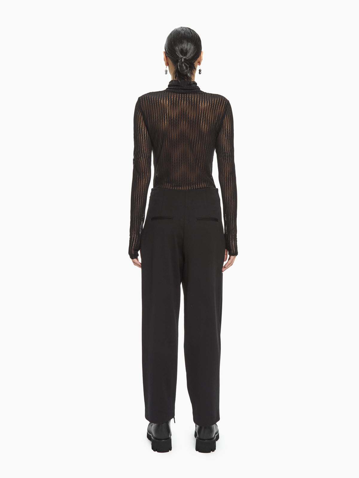 IXOS Pantaloni con pannello a portafoglio NERO