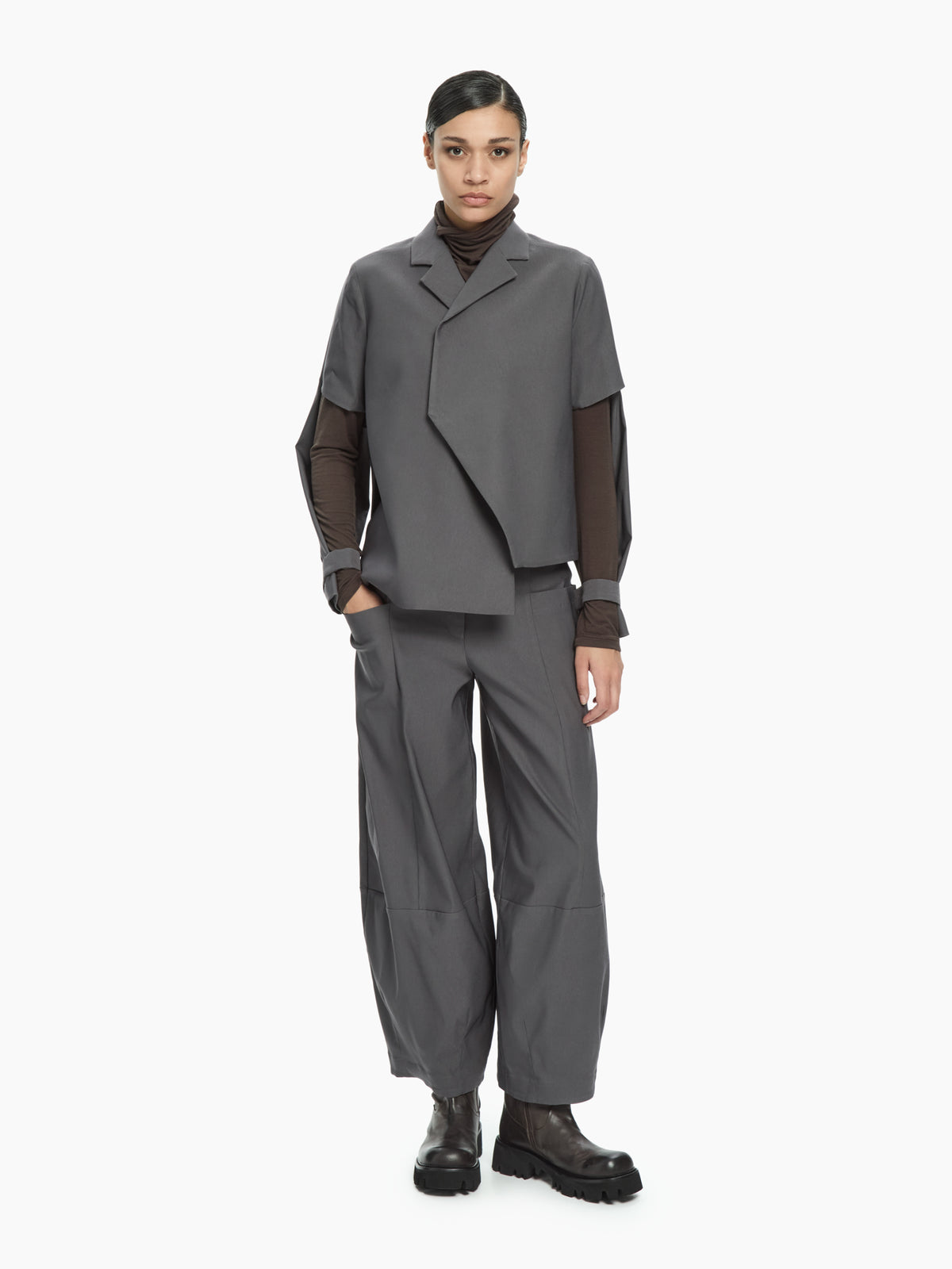 IXOS Pantaloni sartoriali GRIGIO