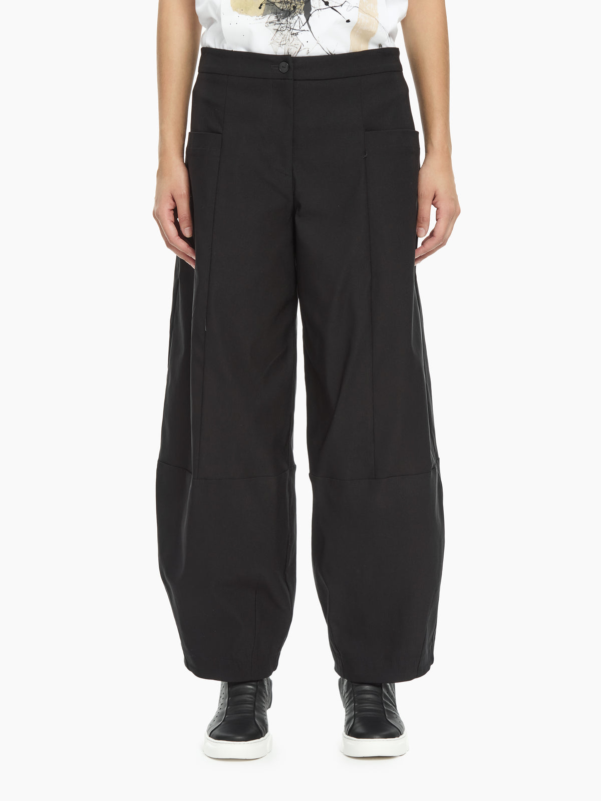 IXOS Pantaloni sartoriali NERO