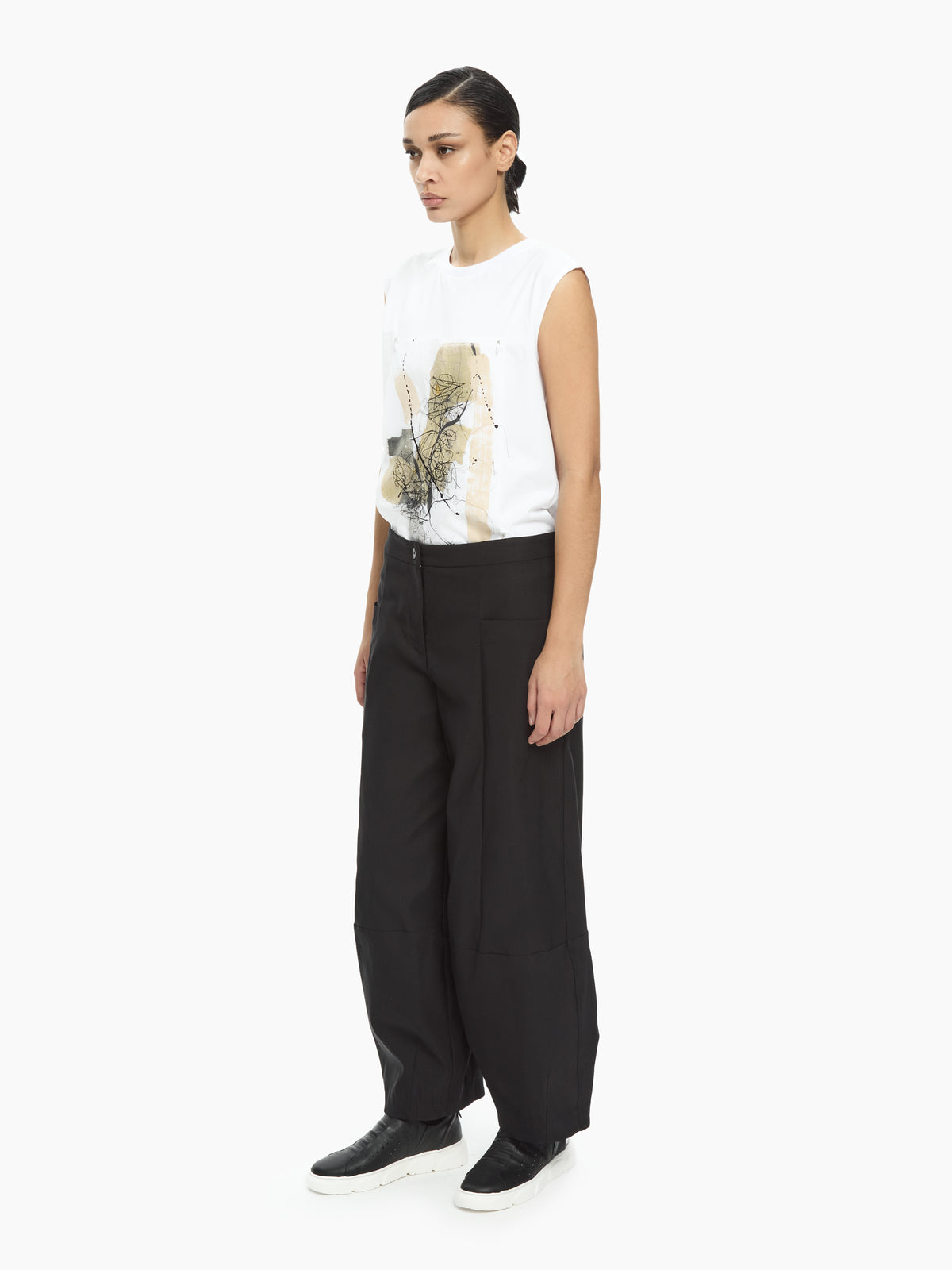 IXOS Pantaloni sartoriali NERO