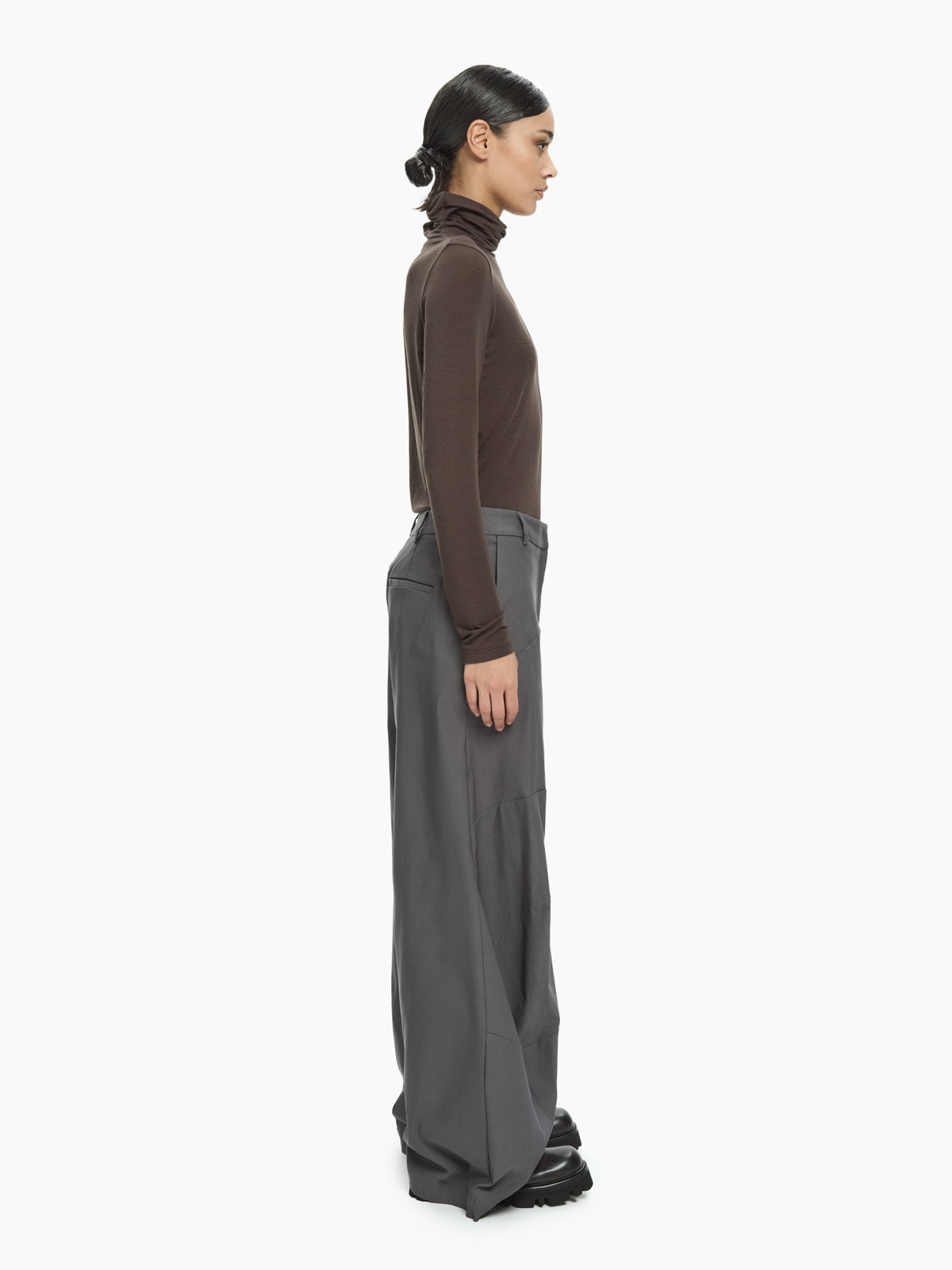 IXOS Pantaloni con pannelli geometrici GRIGIO