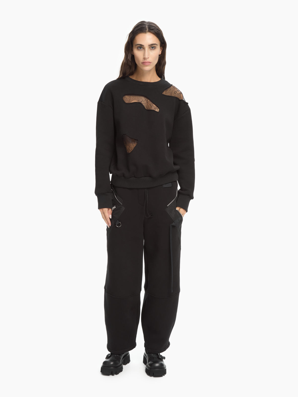 IXOS Pantalone con Dettagli NERO