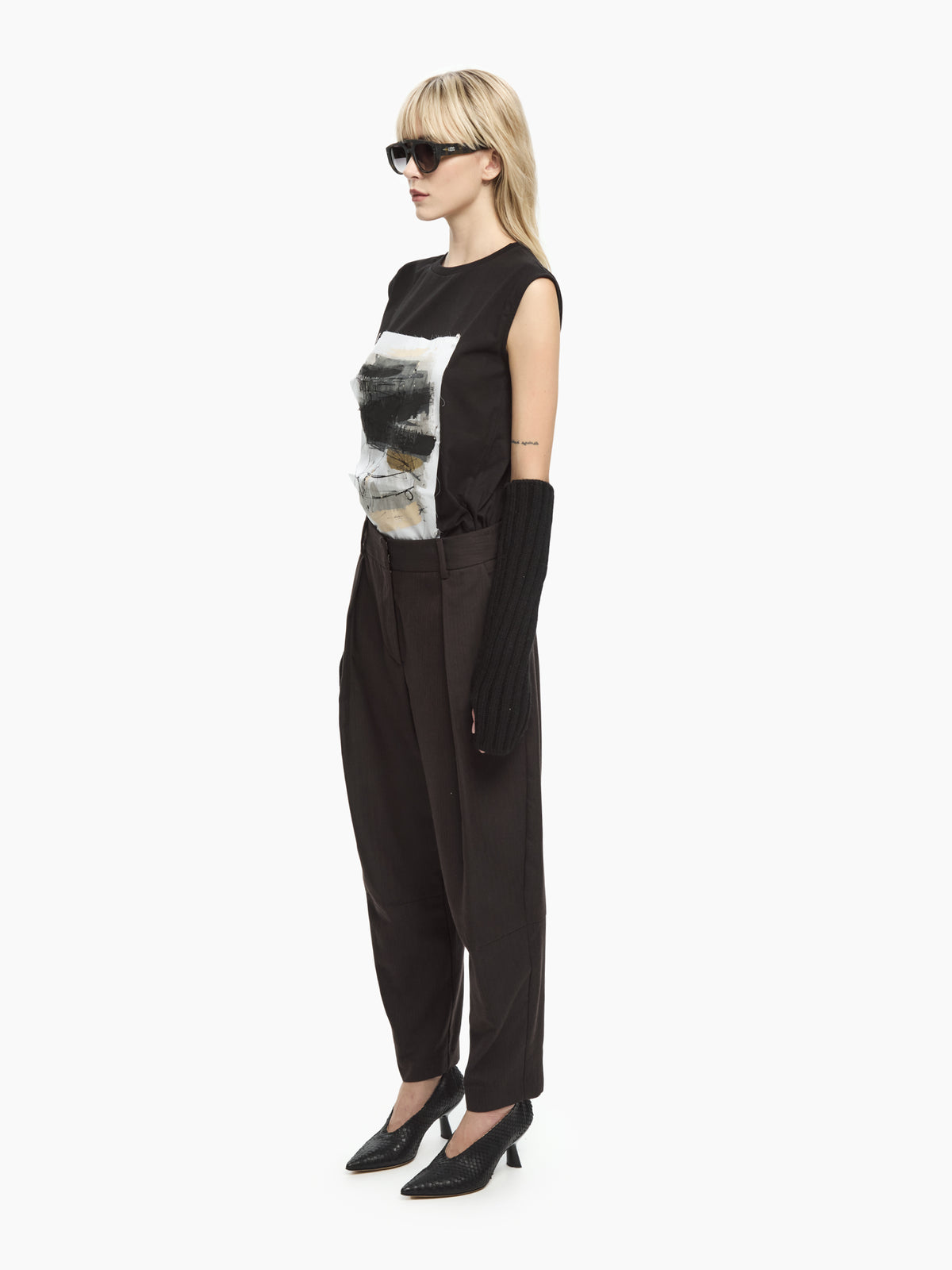 IXOS Pantaloni balloon MARRONE