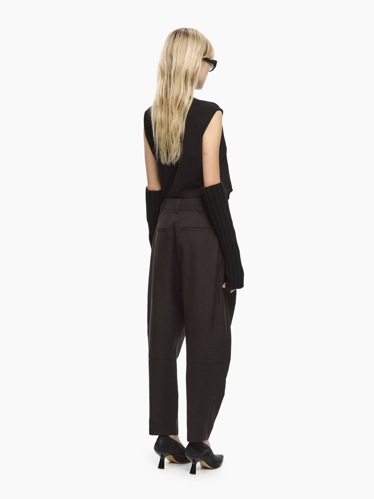 IXOS Pantaloni balloon MARRONE
