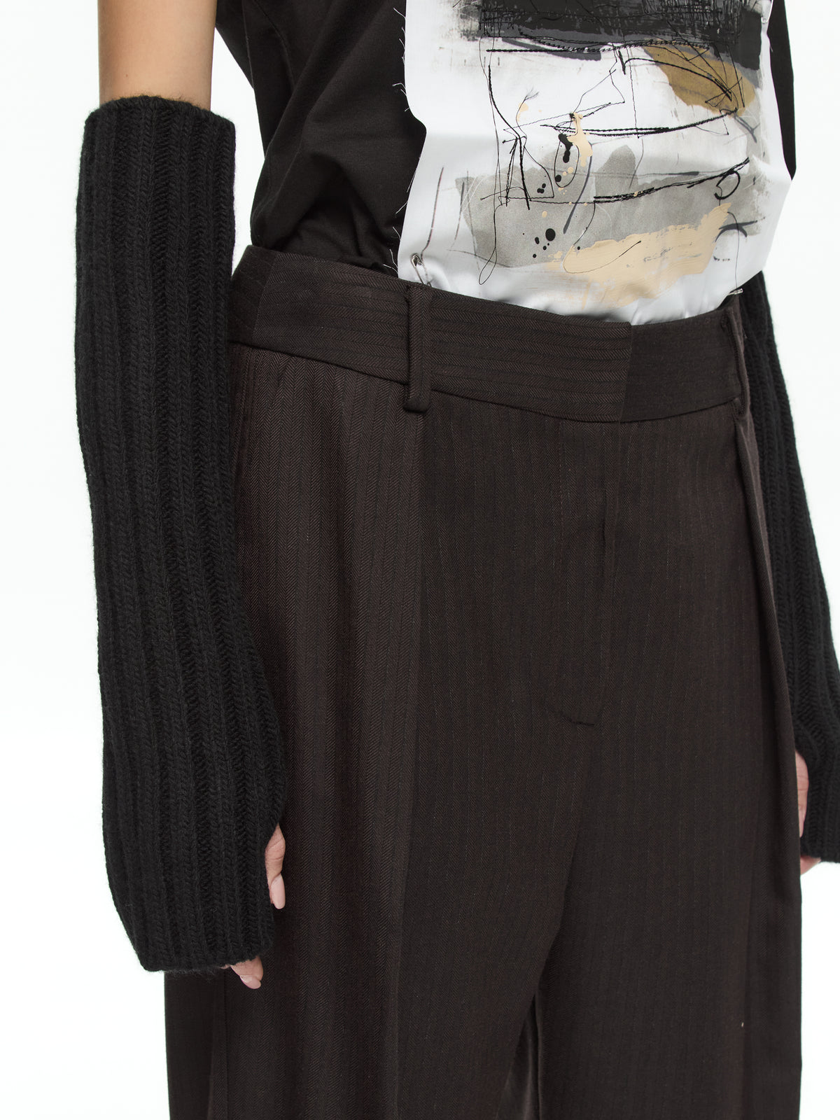 IXOS Pantaloni balloon MARRONE