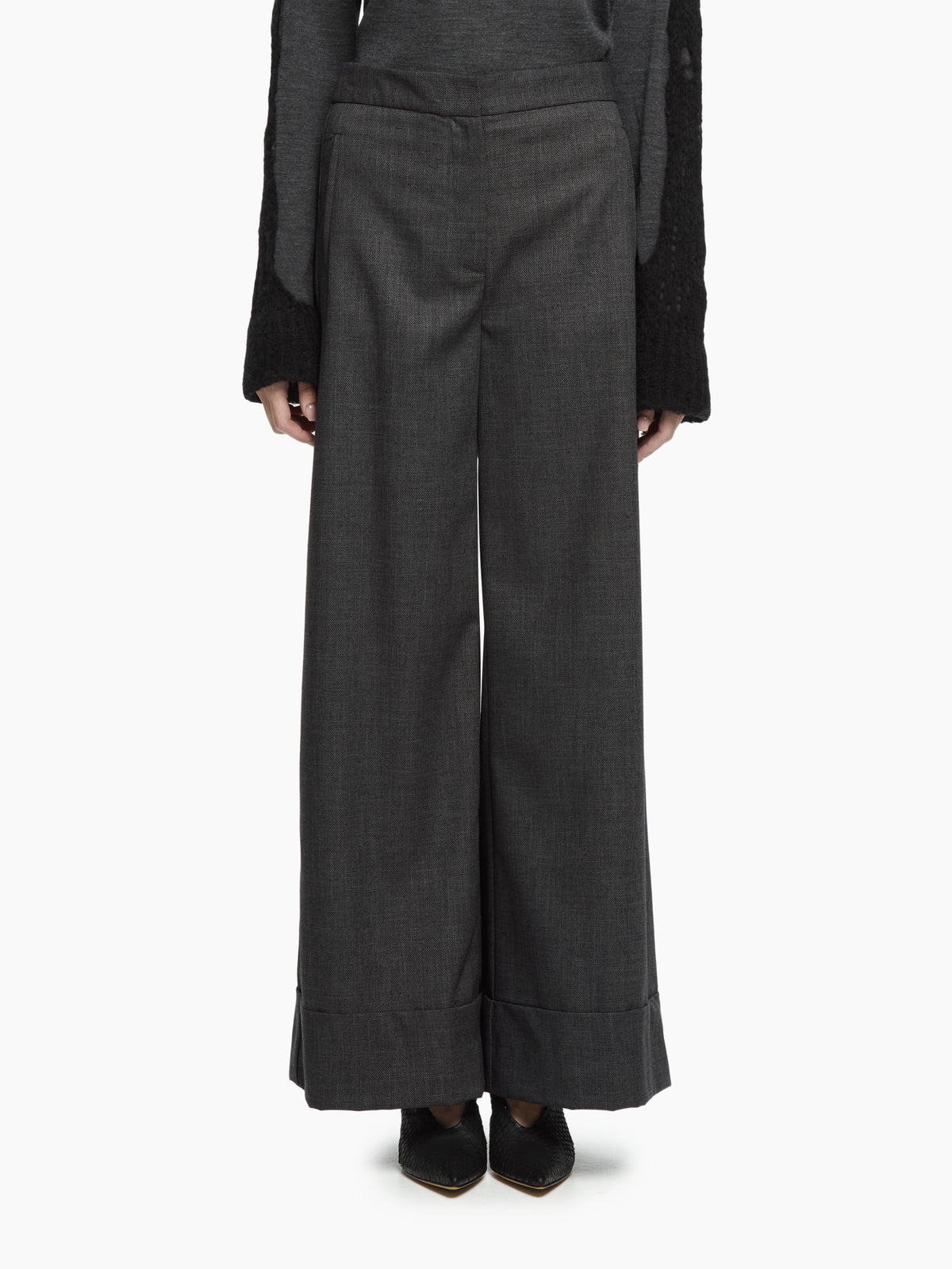 IXOS Pantaloni wide leg GRIGIO