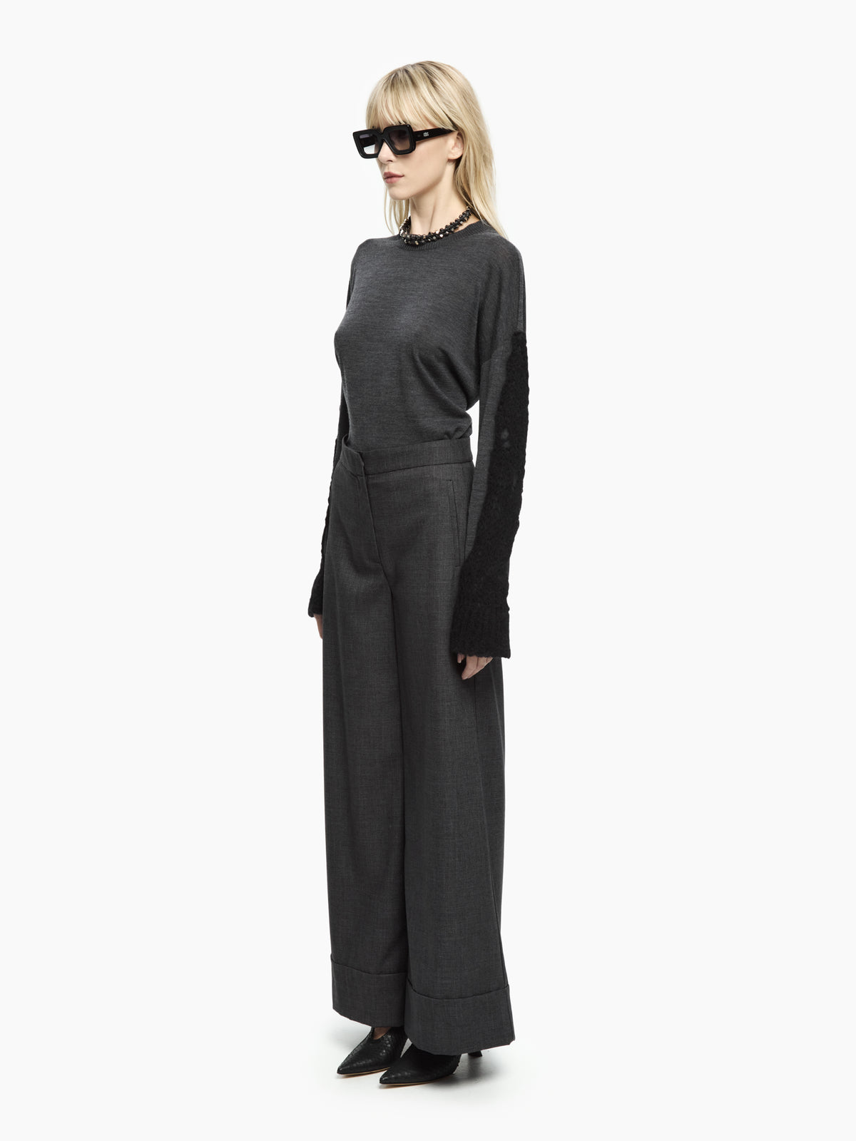 IXOS Pantaloni wide leg GRIGIO