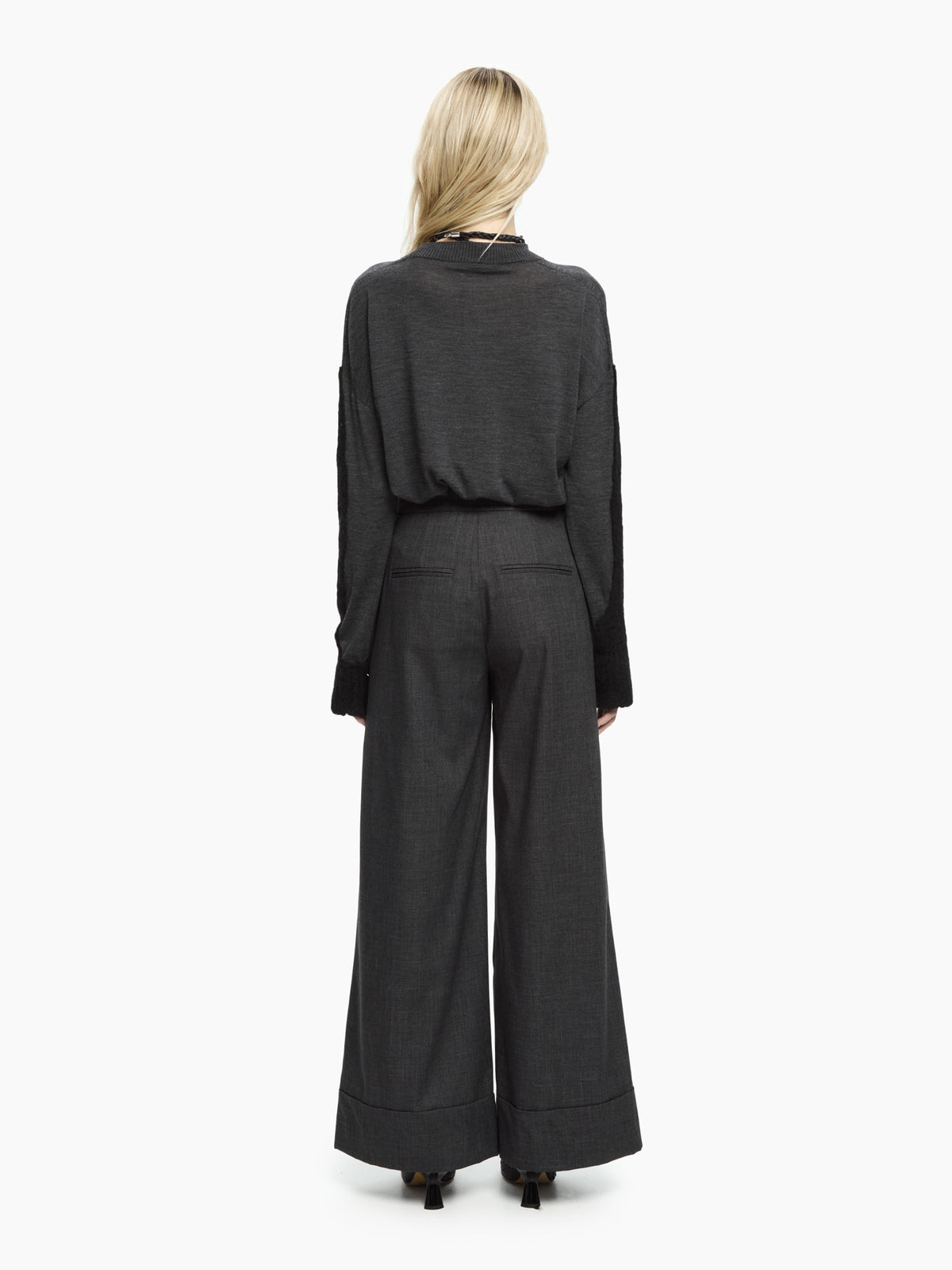 IXOS Pantaloni wide leg GRIGIO