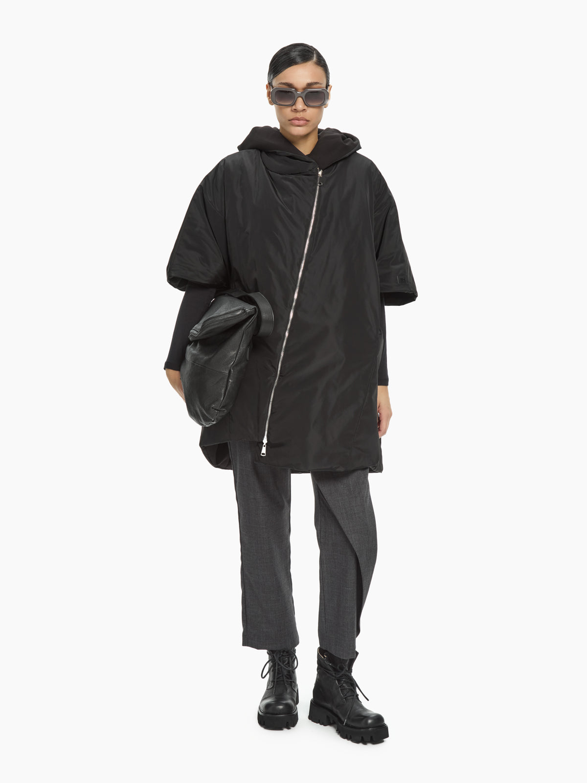IXOS Pantaloni drappeggiati GRIGIO