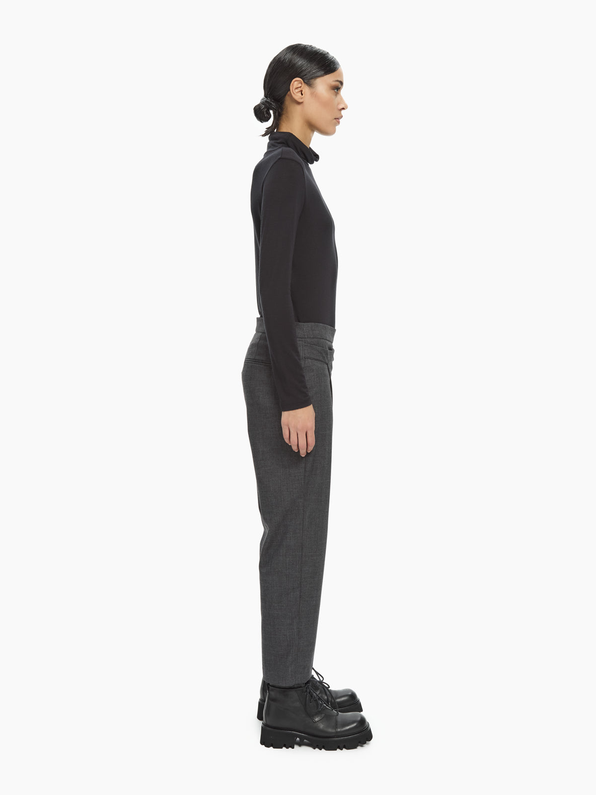 IXOS Pantaloni drappeggiati GRIGIO