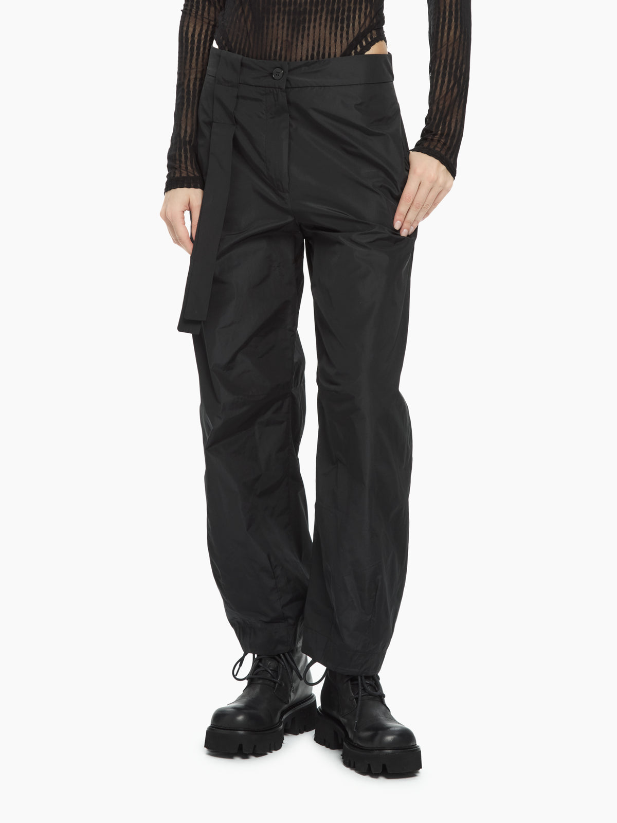 IXOS Pantalone con cinturino NERO