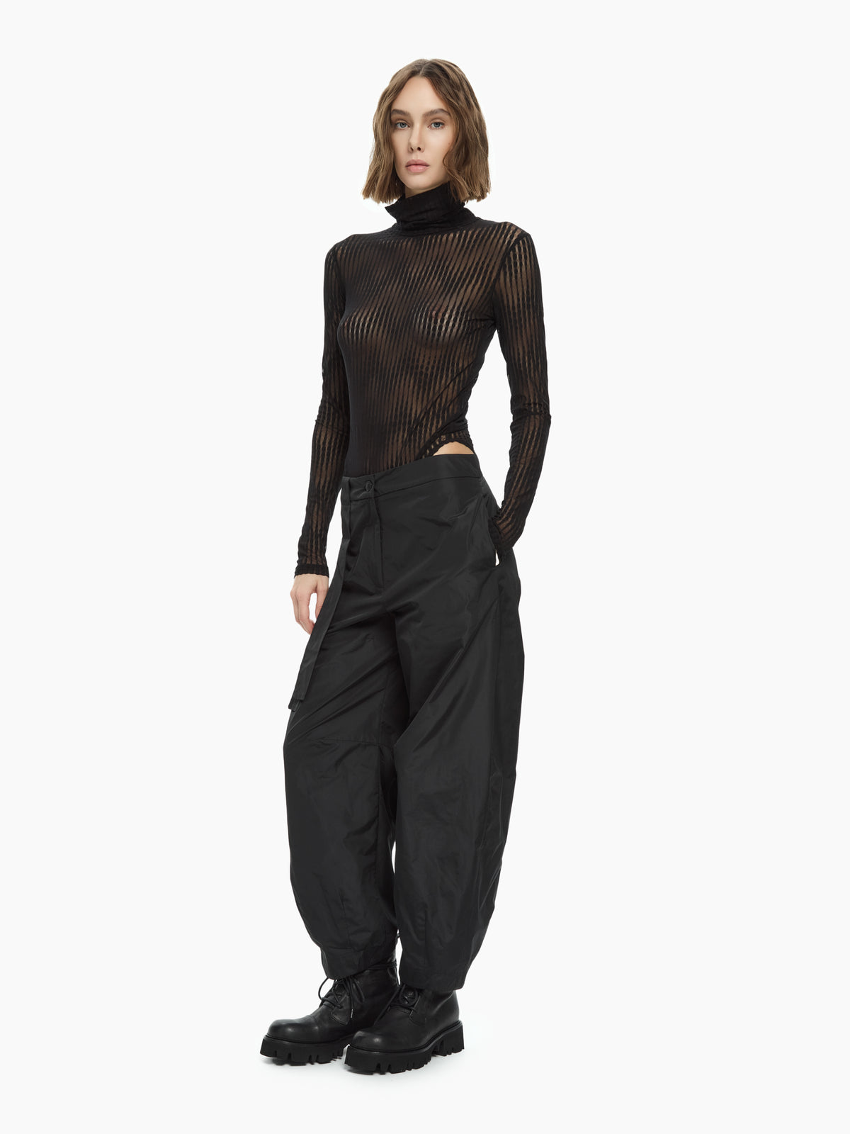 IXOS Pantalone con cinturino NERO
