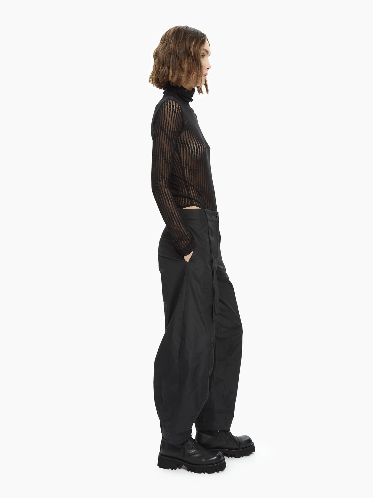 IXOS Pantalone con cinturino NERO