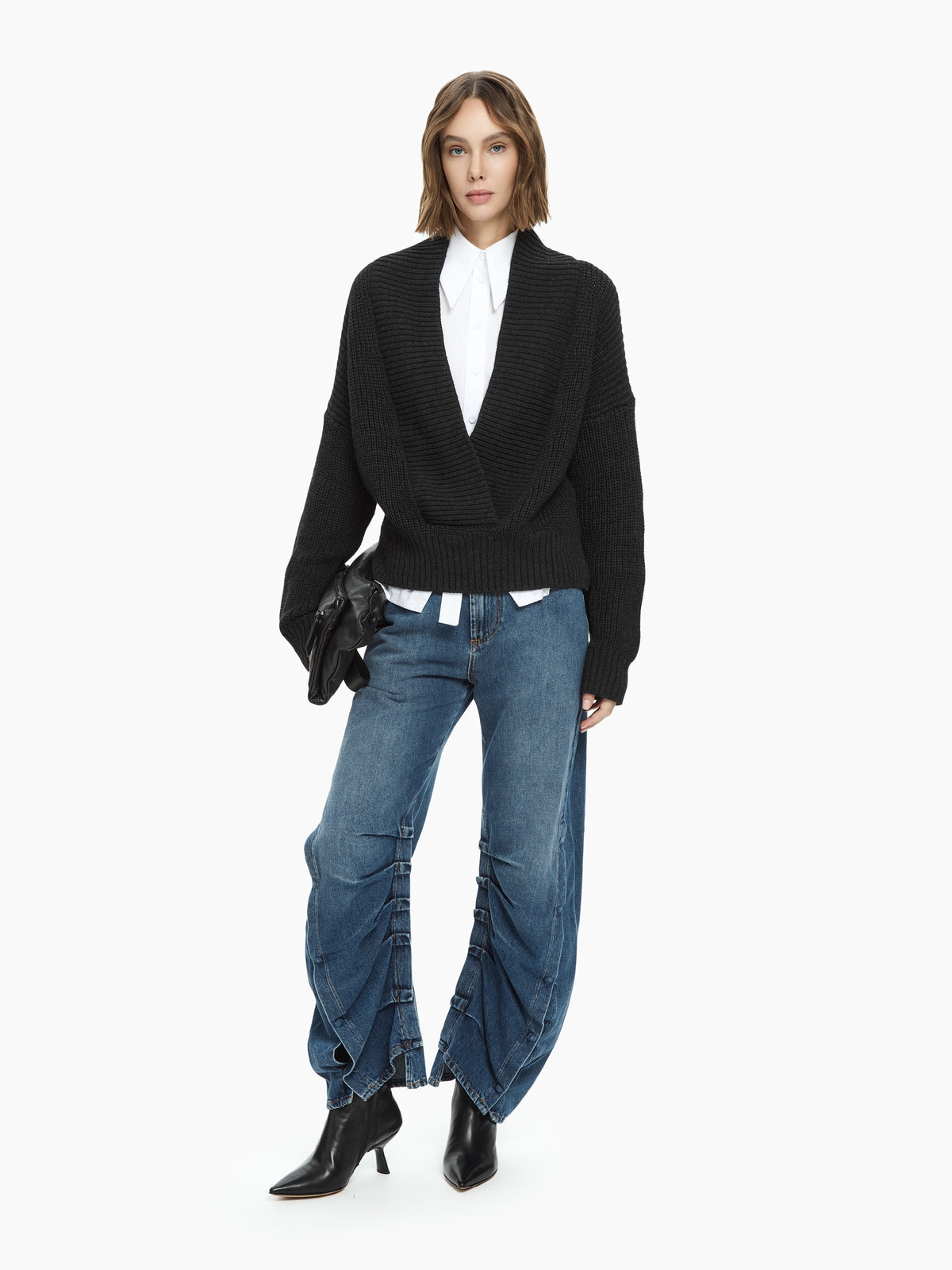 IXOS Jeans arricciato ABISSO