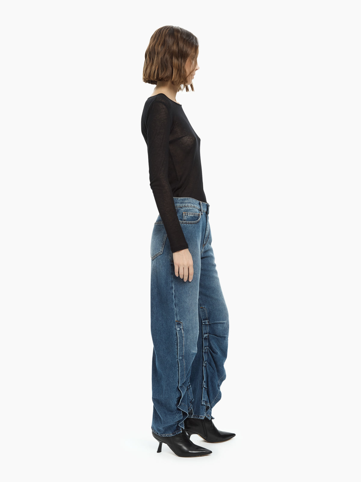 IXOS Jeans arricciato ABISSO