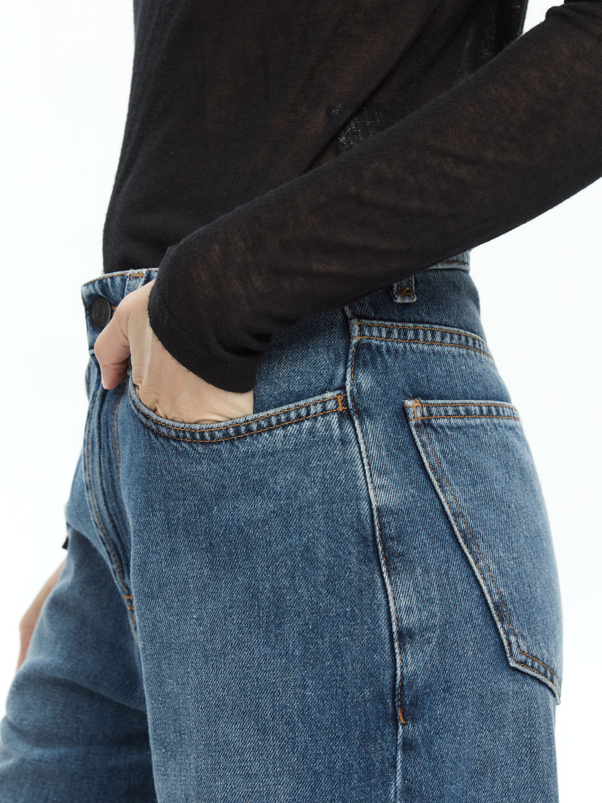 IXOS Jeans arricciato ABISSO