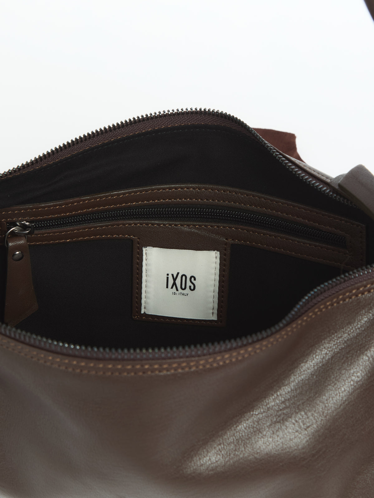IXOS Borsa a spalla MARRONE