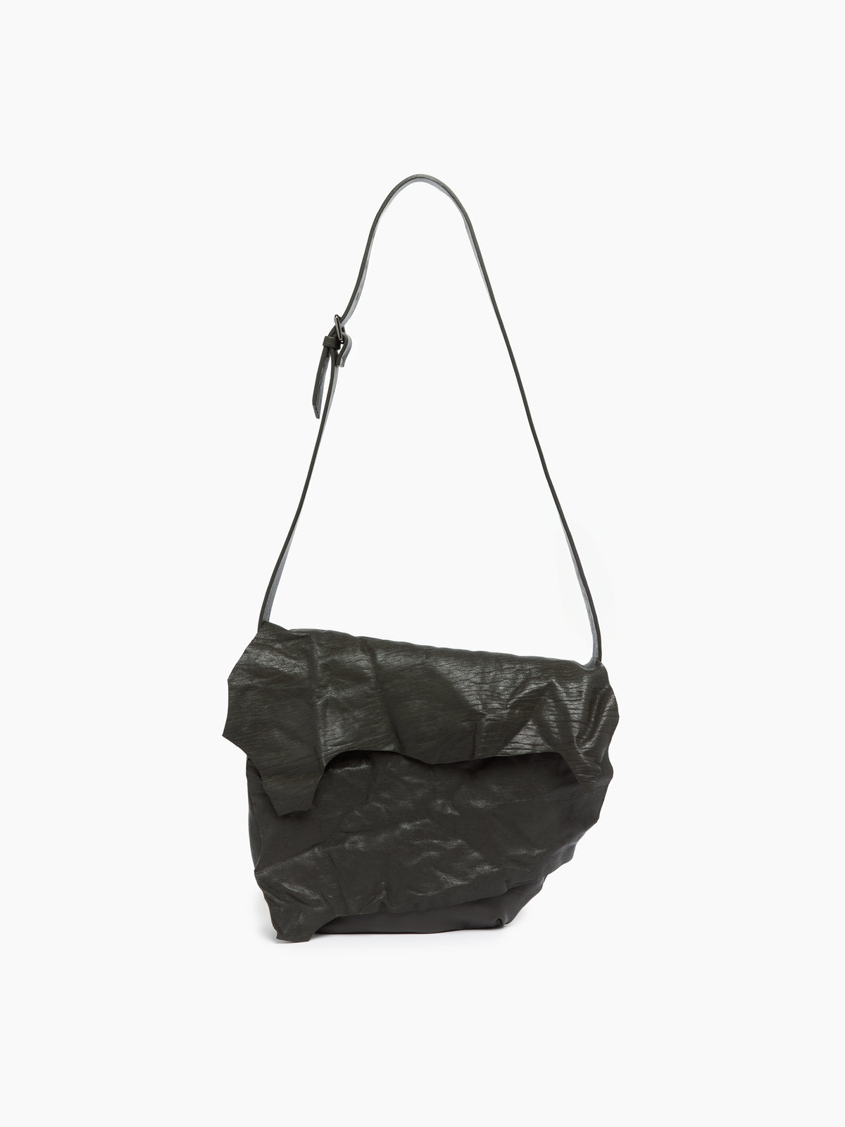 IXOS Borsa con patta materica GRIGIO