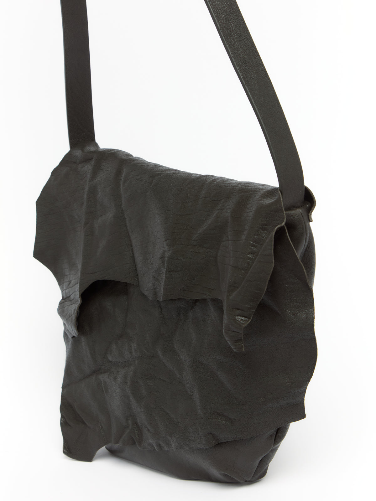 IXOS Borsa con patta materica GRIGIO