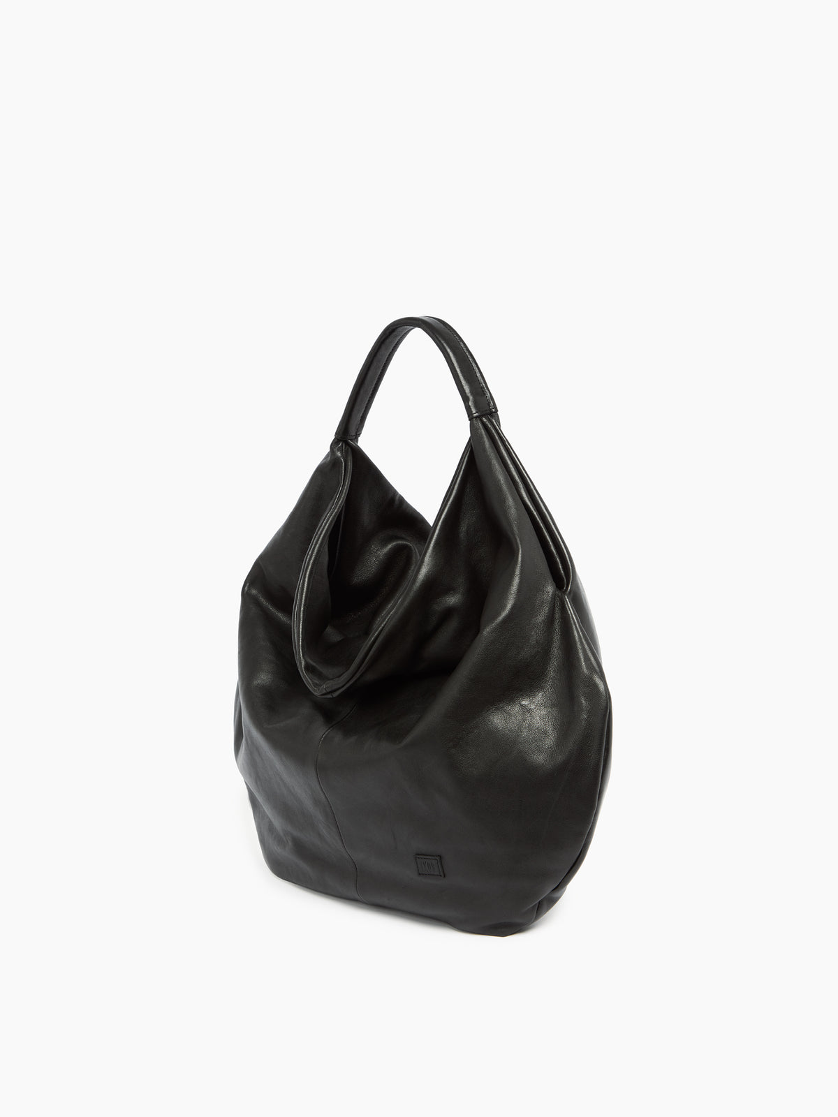 IXOS Borsa hobo morbida NERO+NERO