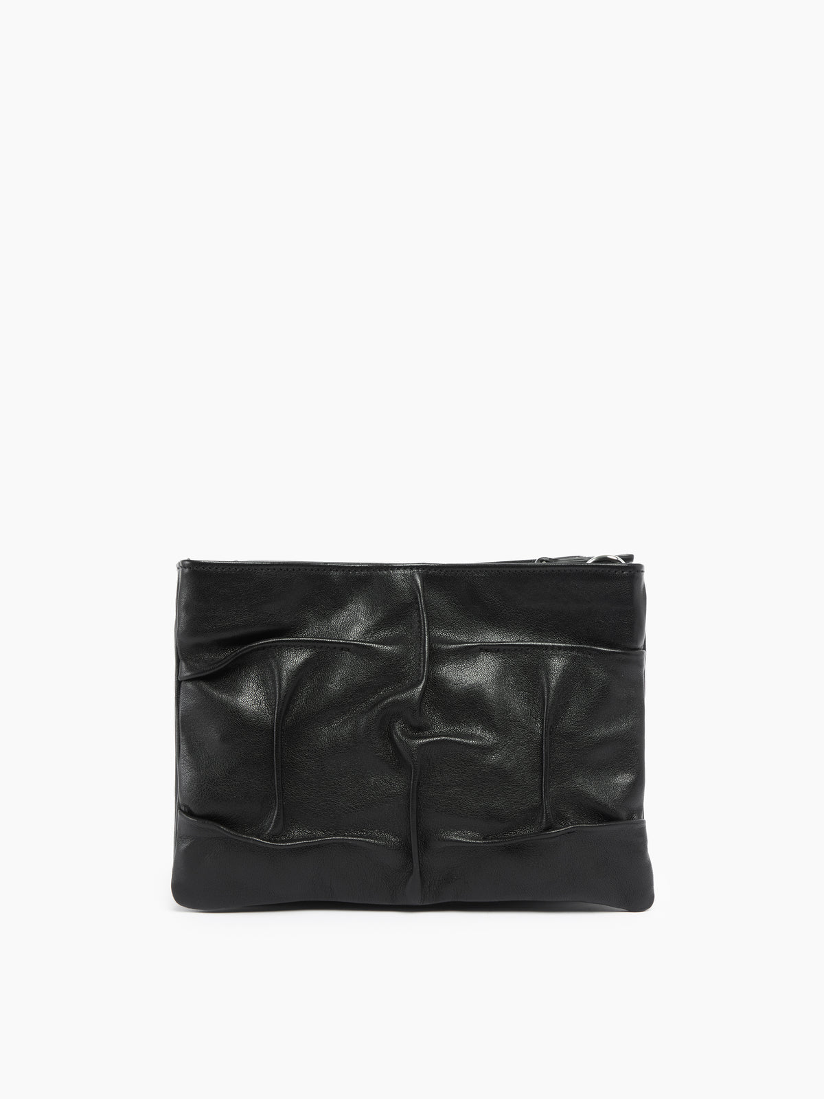 IXOS Borsa drappeggiata NERO+NERO