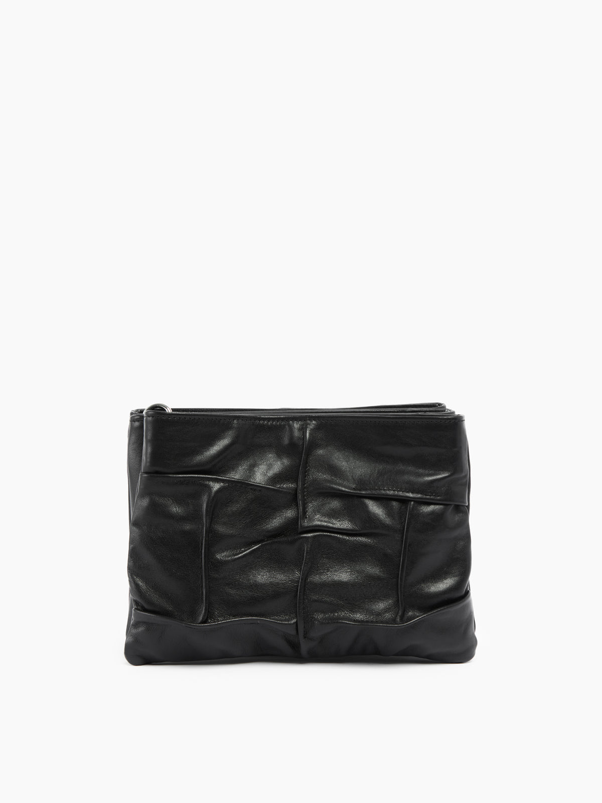 IXOS Borsa drappeggiata NERO+NERO