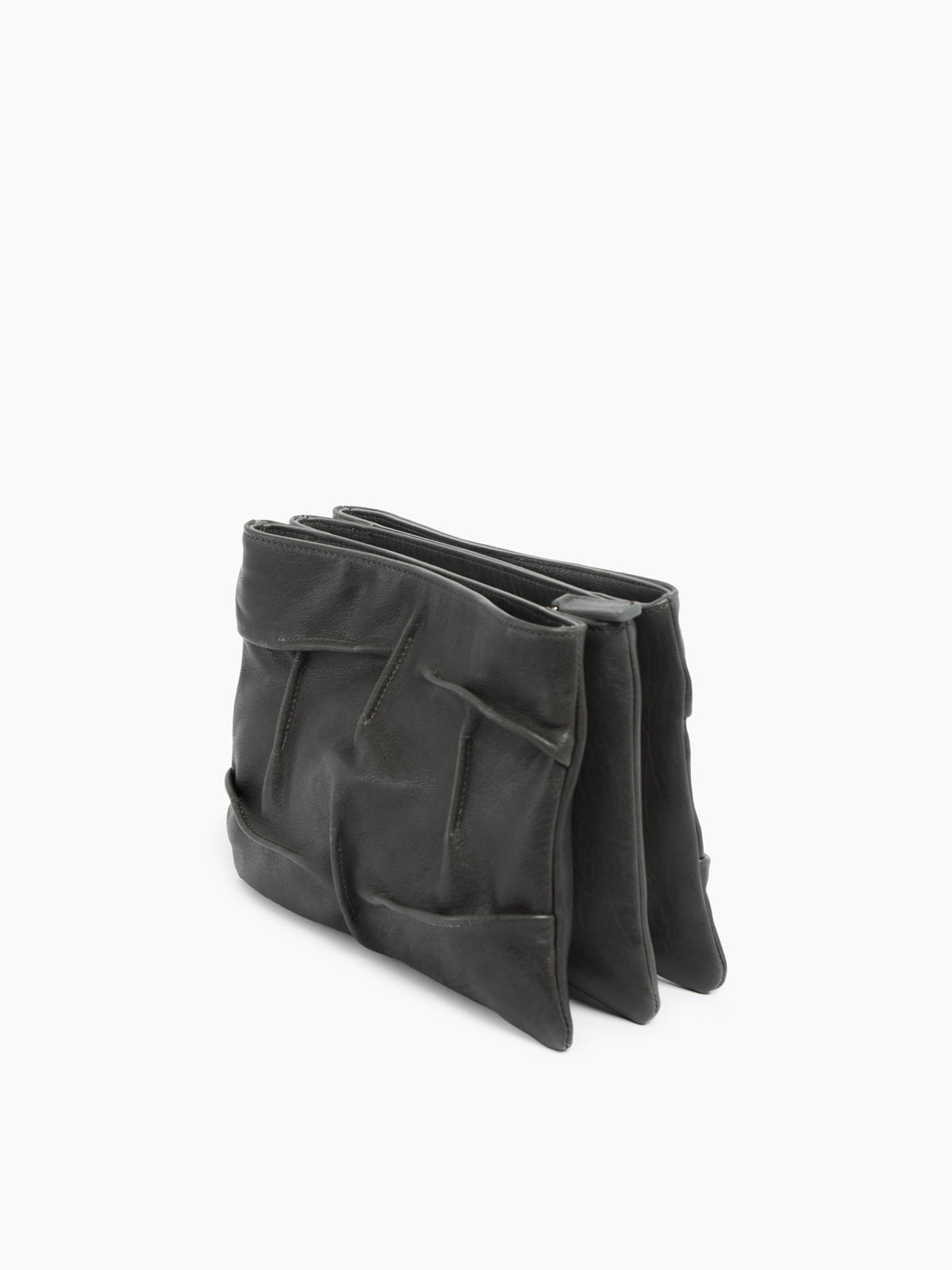 IXOS Borsa drappeggiata NERO+NERO
