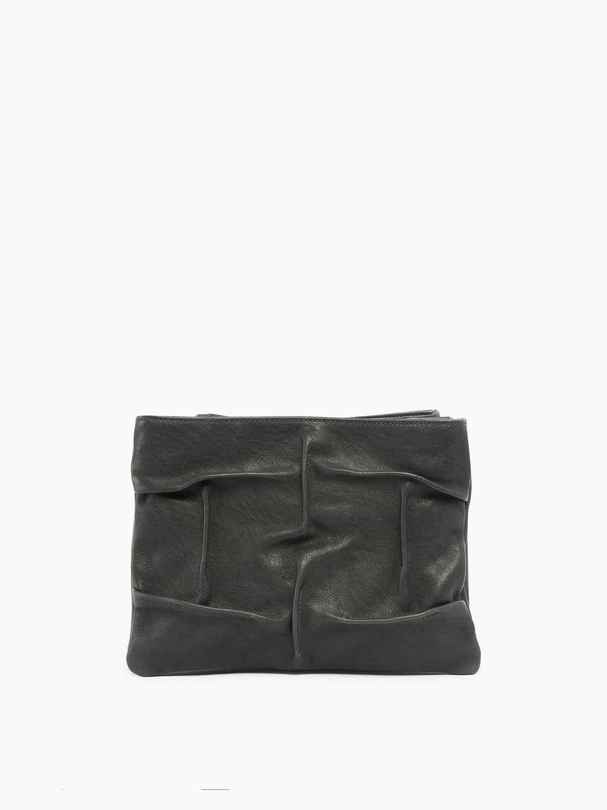 IXOS Borsa drappeggiata NERO+NERO