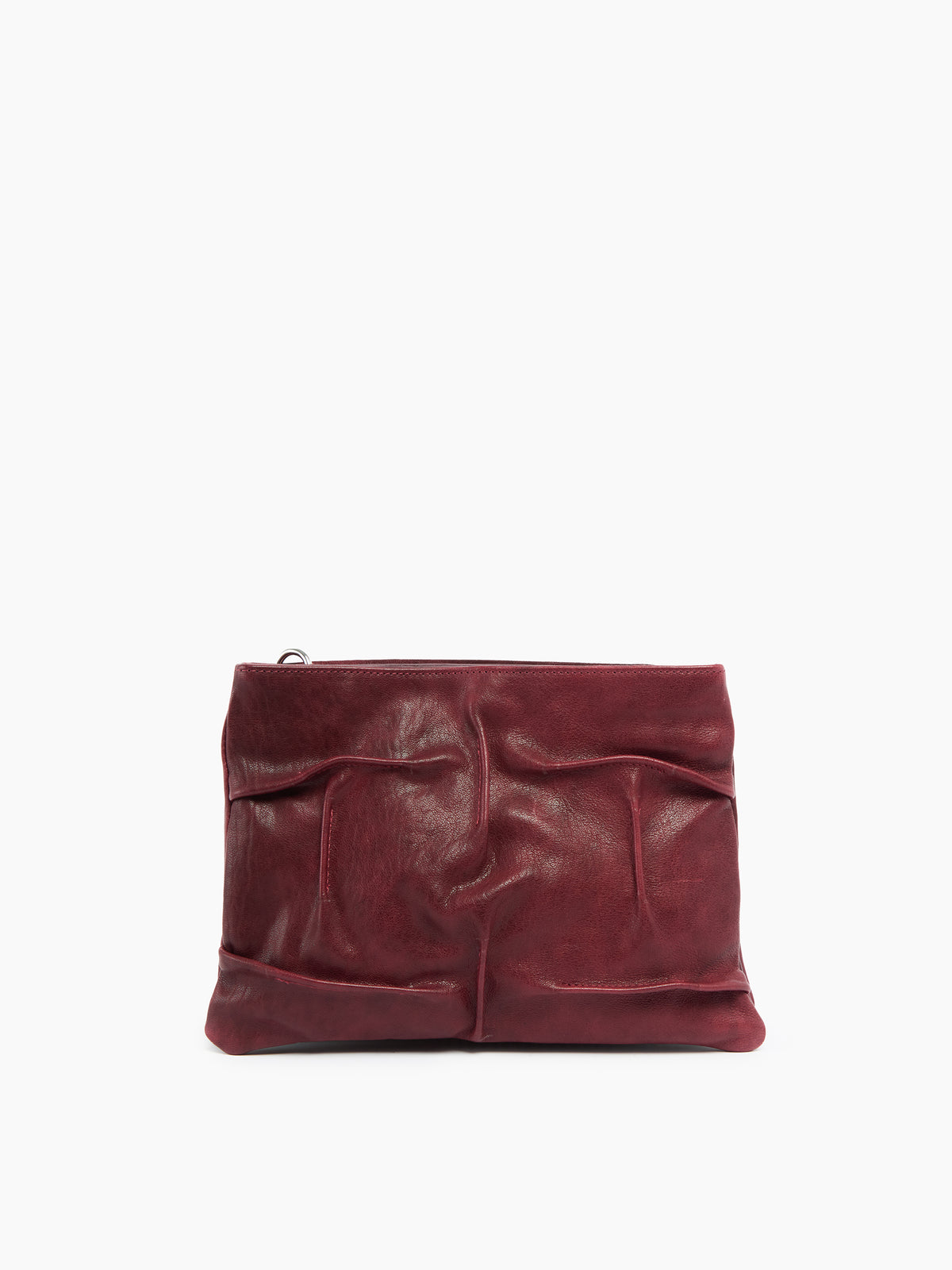 IXOS Borsa drappeggiata ROSSO+ROSSO