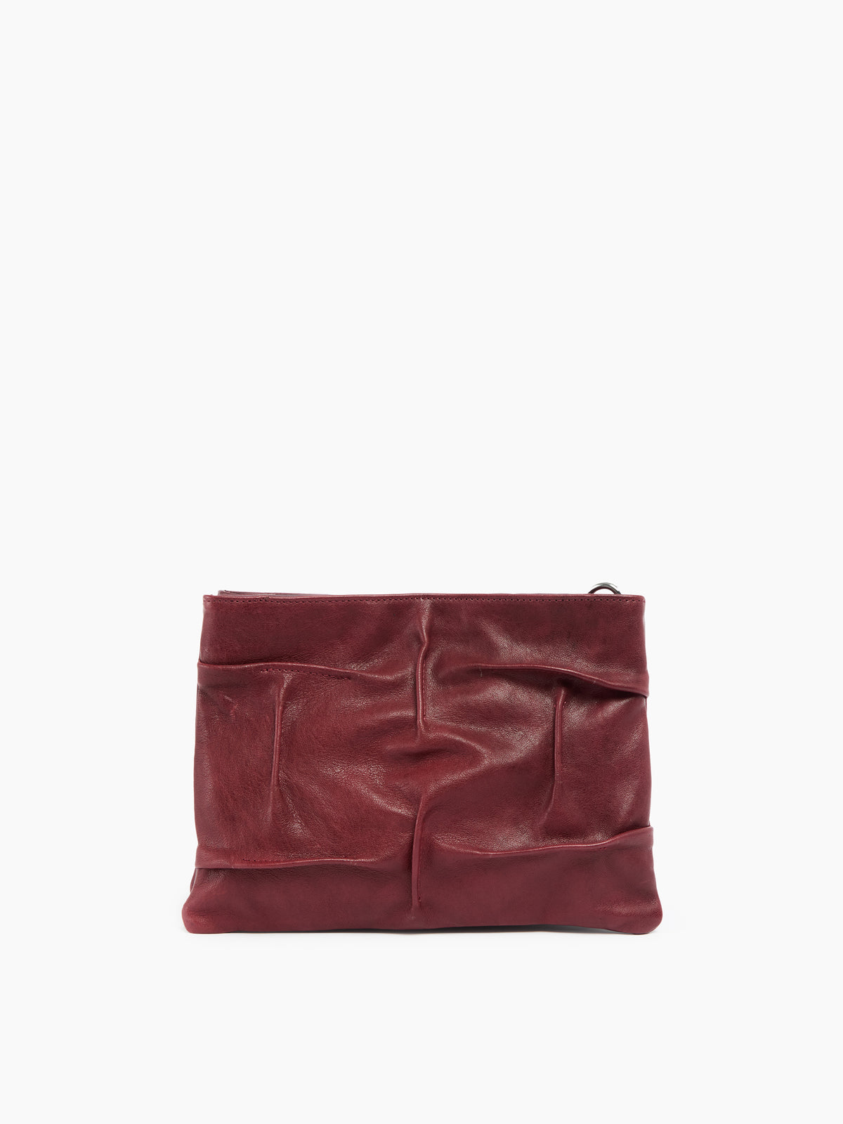 IXOS Borsa drappeggiata ROSSO+ROSSO